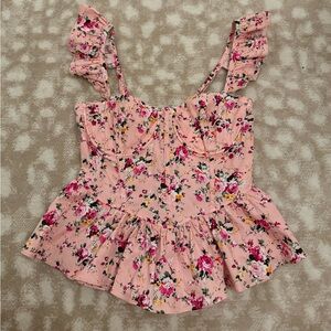 ASTR Babylon top in pink